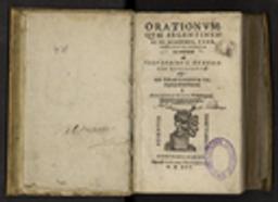 Orationum quae Argentinensi in Academia, exercitii causa scriptae ac recitatae ab illustribus, generosis, nobilisbus & aliis : ad tractandum vero propositae fuerunt à Melchior Junio Witebergensi, Eloquentiae ibidem Professore. [3ème et 4ème parties] / Melchior Junius | Junius, Melchior (1545-1604) - professeur de rhétorique allemand. Auteur