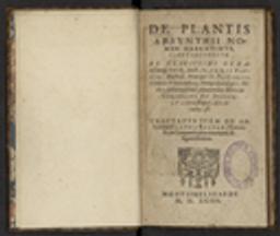 De plantis absynthii nomen habentibus, caput desumptum ex clarissimi ornatissimique, Viri D. Doct. Johannis Bauhini...Tractatus item de absynthiis Claudii Rocardi,... / Jean Bauhin, Claude Rocard | Bauhin, Jean (1541-1612) - médecin et botaniste français. Auteur