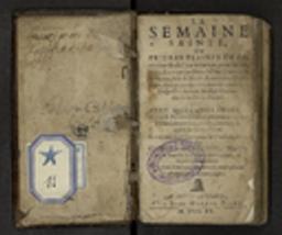 Semaine sainte ou prieres pleines de Dévotion & de Consolation, pour louer, prier, & remercier Dieu les sept jours de la Semaine,...Disposées suivant les sept Demandes de la Prière Dominicale Avec quelques instructions & Prières devotes propres à exciter l'Ame à devotion, avant, pendant & apres la Sainte Cene. Le tout mis en lumière pour la Gloire de Dieu. Par Charles Duvernoy, Ministre de la Parole de Dieu à Hericourt, & depuis à Montbeliard. Seconde edition augmentée de plusieurs Prières pour divers sujets (La) / Charles Duvernoy | Duvernoy, Charles (1608-1676) - pasteur français. Auteur