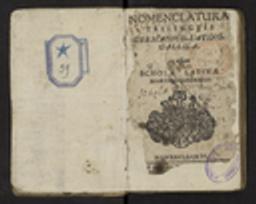 Nomenclatura trilinguis Germanico-Latino-Gallica, in usum Scholae Latinae Montbelgardensis / [Anonyme] | 