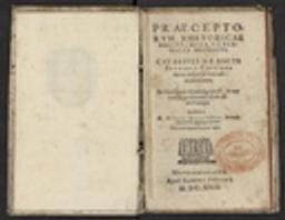 Praeceptorum Rhetoricae Brevis, Apta, et perspicua Methodus : cui breves, de recte formanda Concione Sacra inspersae sunt admonitiones. In usum Scholae Mombelgardensis, & maximè Stipendiatorum Illustrissimi Principis. Collecta à M. Guione Briseschous, Rectore Scholae Mombelgardensis. Calendis Ianuarii anno 1623 / Guyon Brisechoux | Brisechoux, Guyon (1589-1635). Auteur