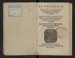 Quaestiones fidei Christianae, Gracè & Latinè conjunctae, per Augustinum Brunnium Annaemontanum. Pro Scholis in Ducatu Wirtembergico, & Comitatu Montbelgardico / Johannes Brenz | Brenz, Johannes (1498-1570) - théologien protestant allemand. Auteur