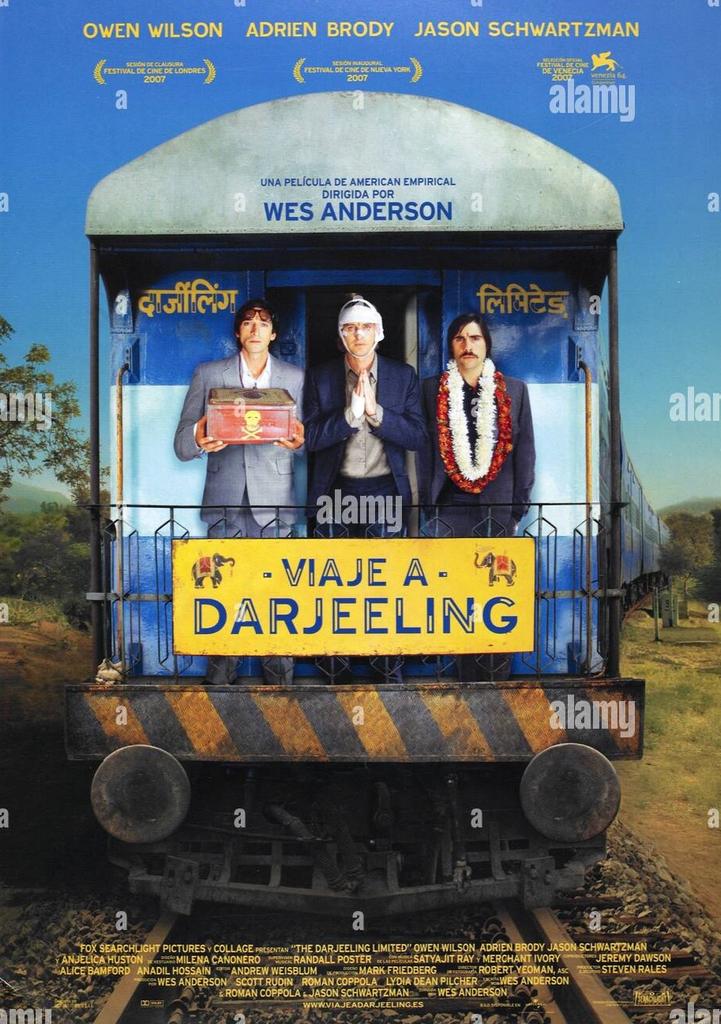 A bord du Darjeeling limited / Wes Anderson, réalisateur et scénariste | Anderson, Wes (1969-) - réalisateur, acteur, scénariste et producteur américain. Monteur. Dialoguiste