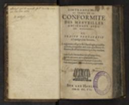 Introduction au traité de la conformite des merveilles anciennes avec les modernes : ou Traité preparatif à l'Apologie pour Herodote. L'Argument est pris de l'Apologie pour Herodote, composee en Latin par Henri Estienne, & est ici continué par luy mesme... / Henri Estienne | Estienne, Henri (1528-1598) - auteur, imprimeur-libraire français. Auteur