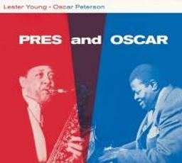 Pres and Oscar / Lester Young, saxophoniste | Young, Lester (1909-1959) - saxophoniste, clarinettiste et compositeur américain de jazz. Interprète. Saxophone